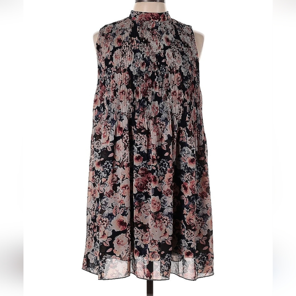 Floral Pleated Dress
